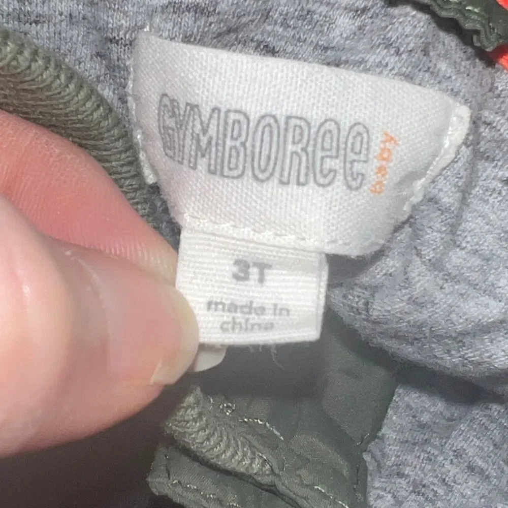 Gymboree Toddler Boy Green Quilted Jacket Lined 3T EUC